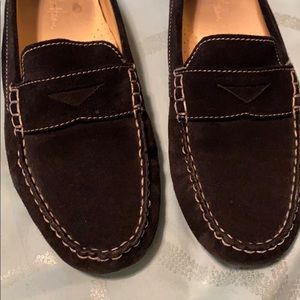 Cole Haan Suede Penny Loafers